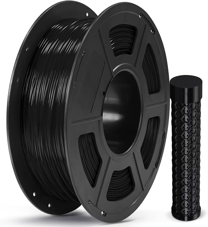 ANYCUBIC TPU Filament 1.75mm, 95A Soft Flexible 3D Printer Filament, Dimensional Accuracy +/- 0.03mm, Print with Most FDM 3D Printers, 1KG Spool, Black