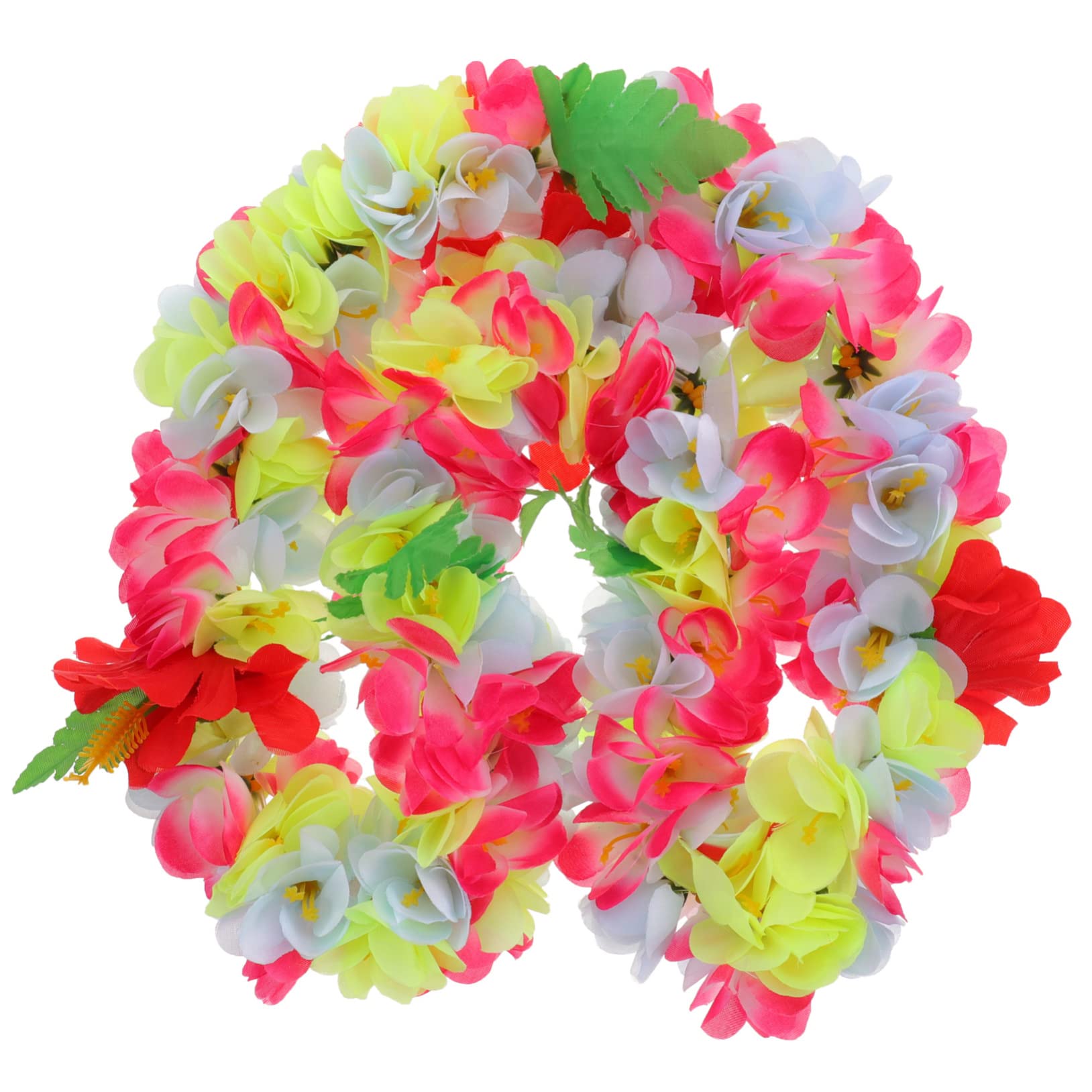 SHINEOFI 3stücke Bunter Blumenkranz Aus Kunstblumen Für Hawaii-Party Sommerfest Stranddekoration Fotorequisiten Und Für Tropische Anlässe