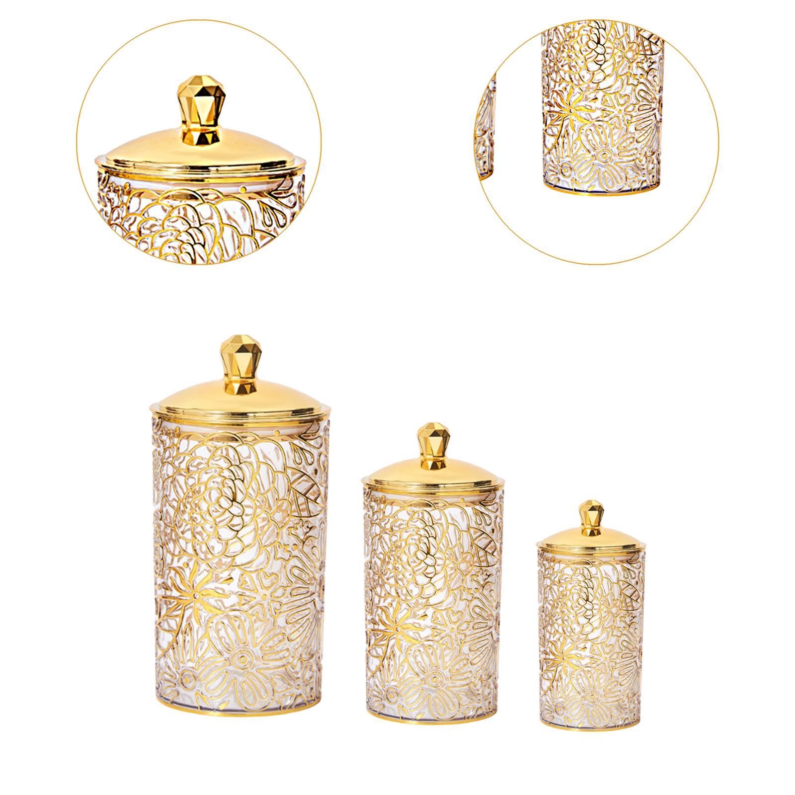 3 Teiliges Vorratsglas Set mit Deckel, Lebensmittelbehälter, Küchenkanister