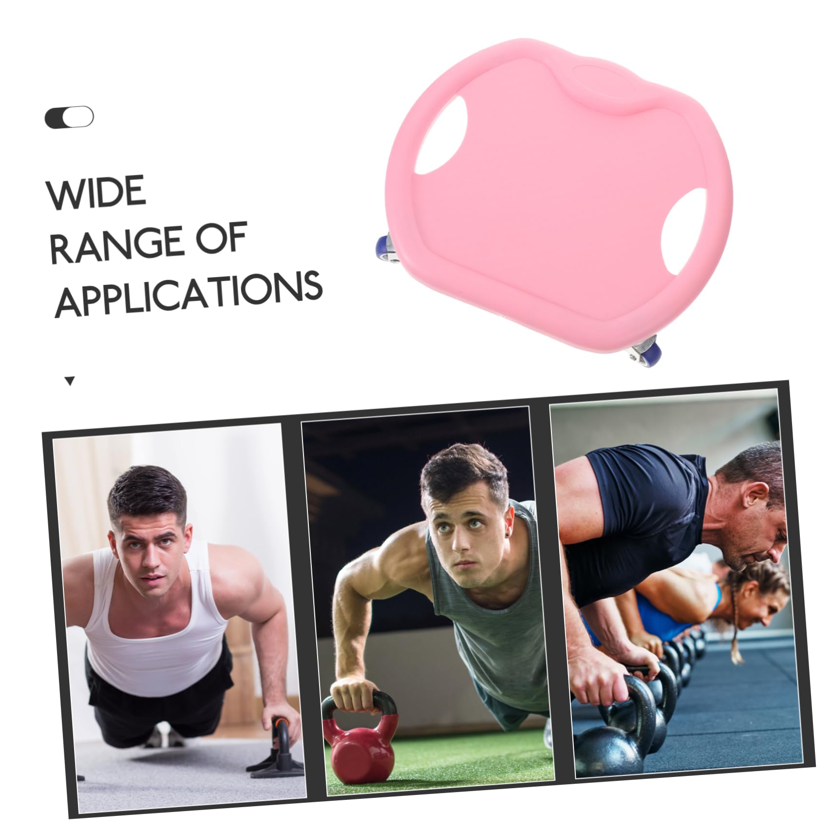 BESTonZON Multi Funktionale Gleitscheiben für Fitnessübungen aus Sicherem Pp und Pu Material mit Kniepolster für Effektives Bauchmuskeltraining zu Hause Zufällige Farbe