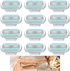 12 PCS Replacement Razor Blades Compatible with Gillette Venus, Extra Smooth Women's Razor Blade Refills, 3 Layer Blade & Pivoting Head, Effortless Glide, Easy to Replace 12 Pcs 12 Pcs