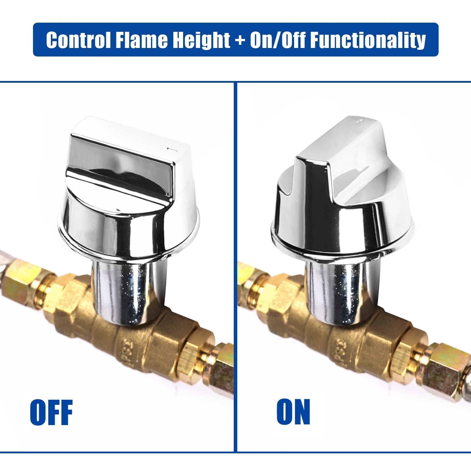 GRISUN Fire Pit Installation Kit for Propane Connection, Propane Fire