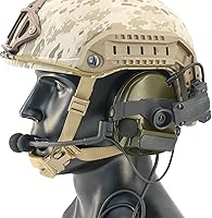 Vista 6 de Auriculares tácticos HEARFALCOM COMAT III Adaptador táctico para carril ARC de casco Adaptador de carril ARC de casco táctico versión no militar