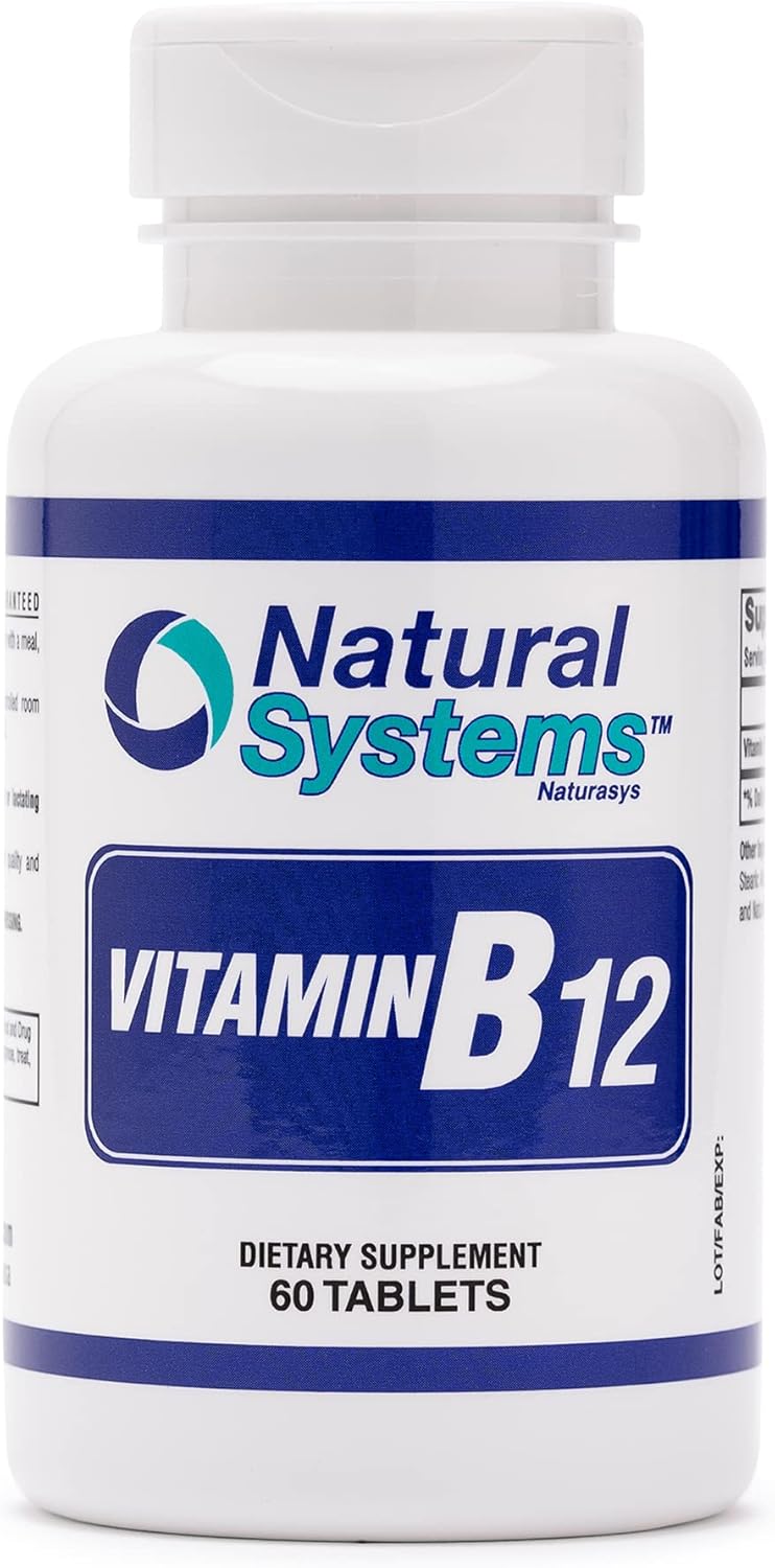 Vitamin B12 60 Tablets 1000 mcg by Natural Systems B12