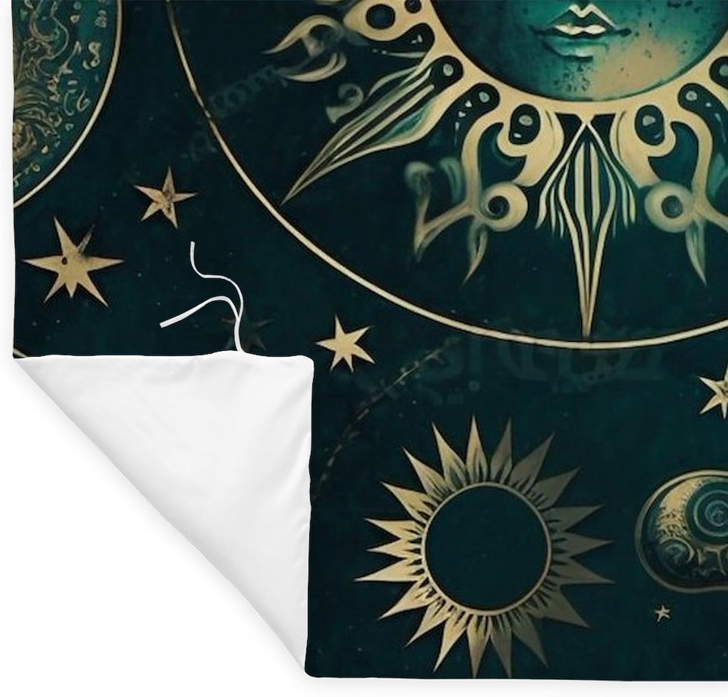 CafePress Celestial Moon Apparel and Home Décor Twin Duvet Cover, Printed Comforter Cover, Unique Bedding,