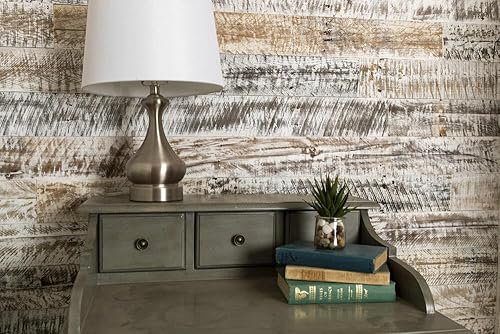 Tablones de madera antigua de colores vintage de cosecha, 100% madera recuperada, multiancho, secado al horno, sin compuestos orgánicos volátiles