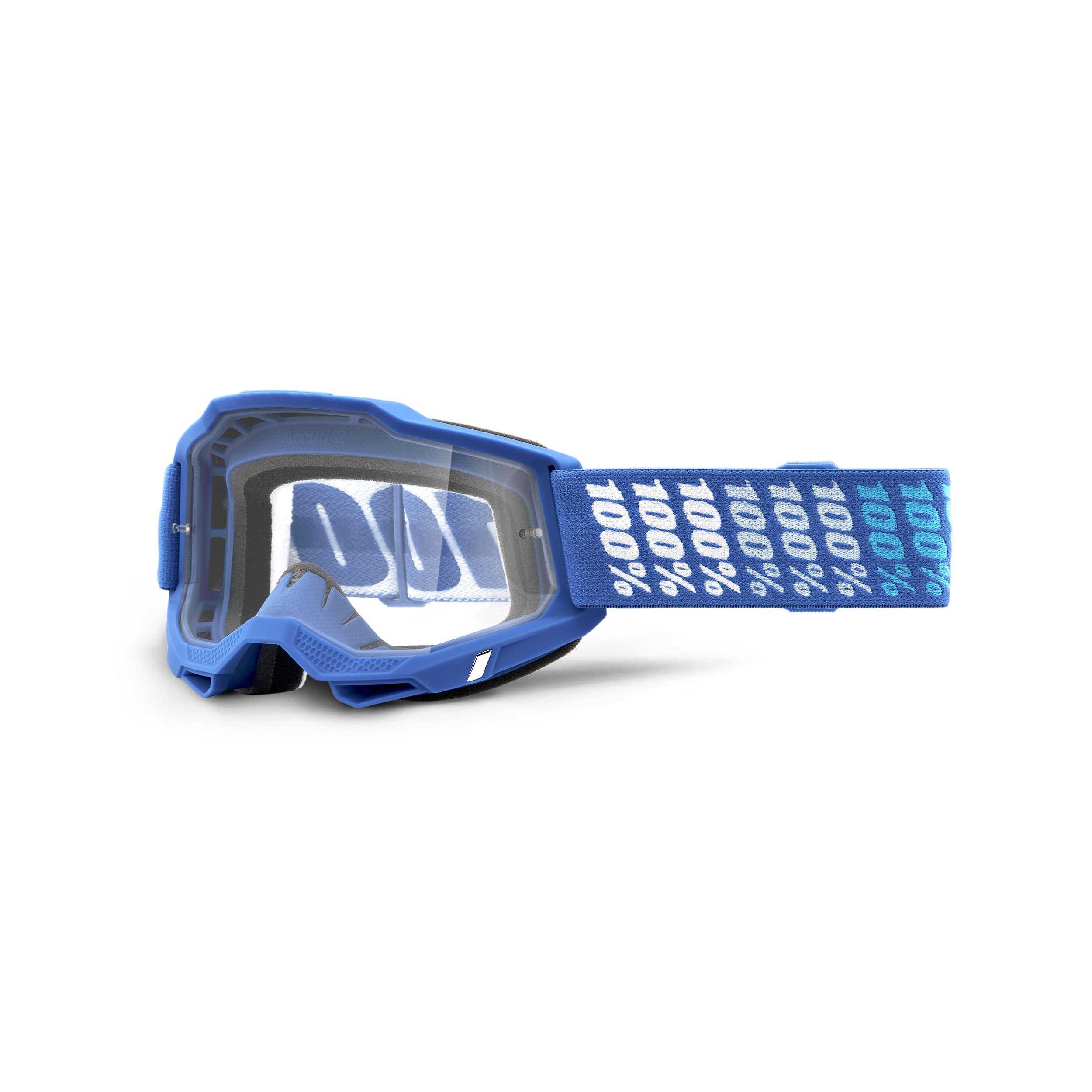 100% Accuri 2 Motocross & Mountain Biking Adult Goggles (Yarger - Clear Lens)