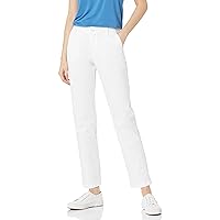 Amazon Essentials Pantaloni Chino Aderenti Elasticizzati Taglio Dritto Donna