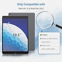 Vista 2 de MOBDIK Paquete de 2 protectores de pantalla Paperfeel compatibles con iPad Air 3 2019/iPad Pro 10.5 2017, película mate, antirreflejos, menos