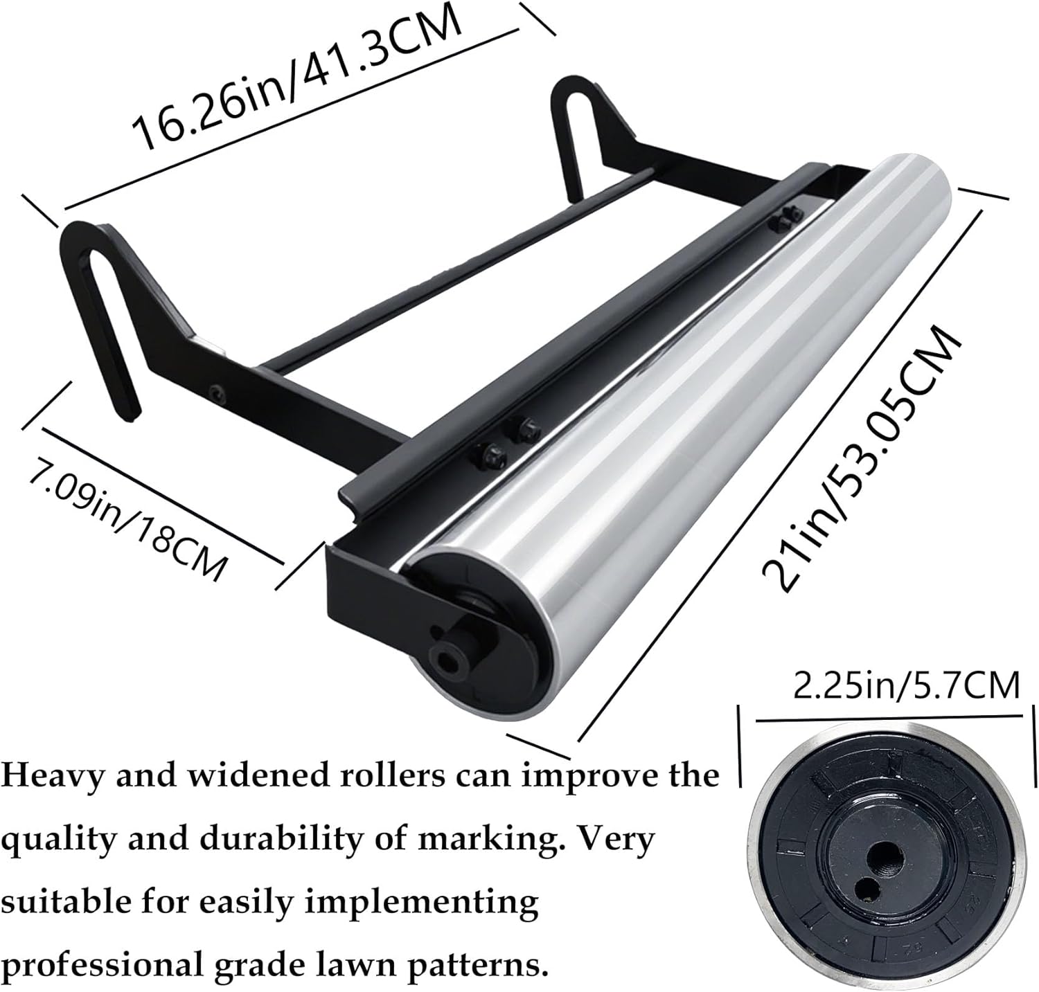 AR2100 21inch Stainless Steel Mower Striping Kit Fit for EGO 21" Walk Behind Push Mower