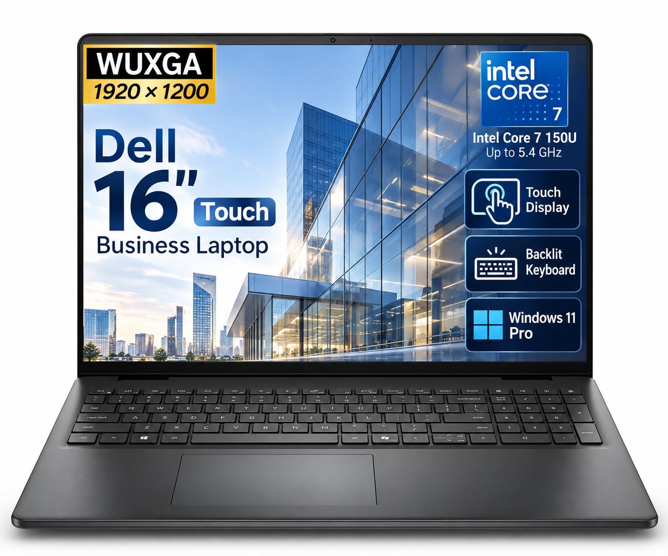 Amazon.com: Dell 16 Laptop Touchscreen Premium Business PC, 16