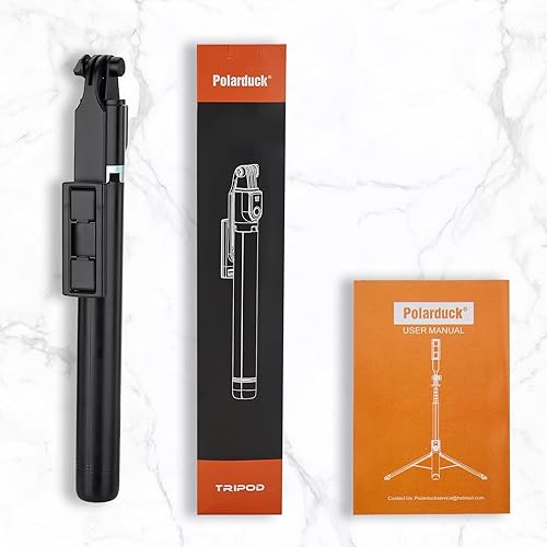 Miniatura 8 de Trípode para teléfono Selfie Stick 70" 70.1 in extensible 3 en 1 trípode de viaje con control remoto inalámbrico desmontable y soporte para teléfono