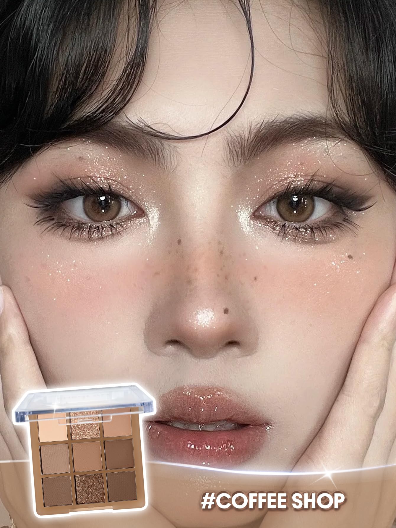 Amazon.co.jp: SHEGLAM (シーグラム) 9色アイシャドウパレット マット