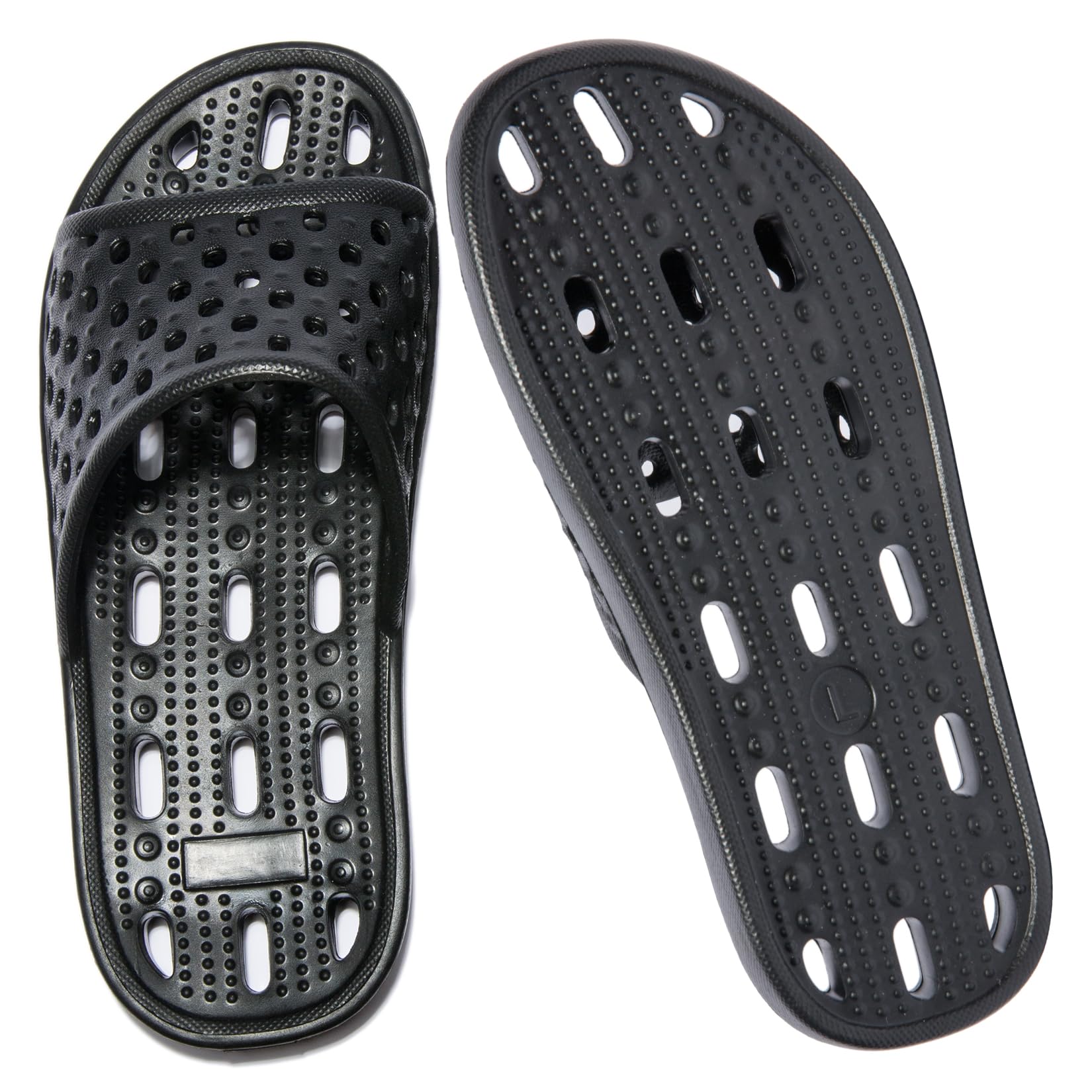 Claquettes Mousse Unisexe NAFING - Antidérapantes, Légères, Pour Douche, Piscine, Plage, Maison, Jardin