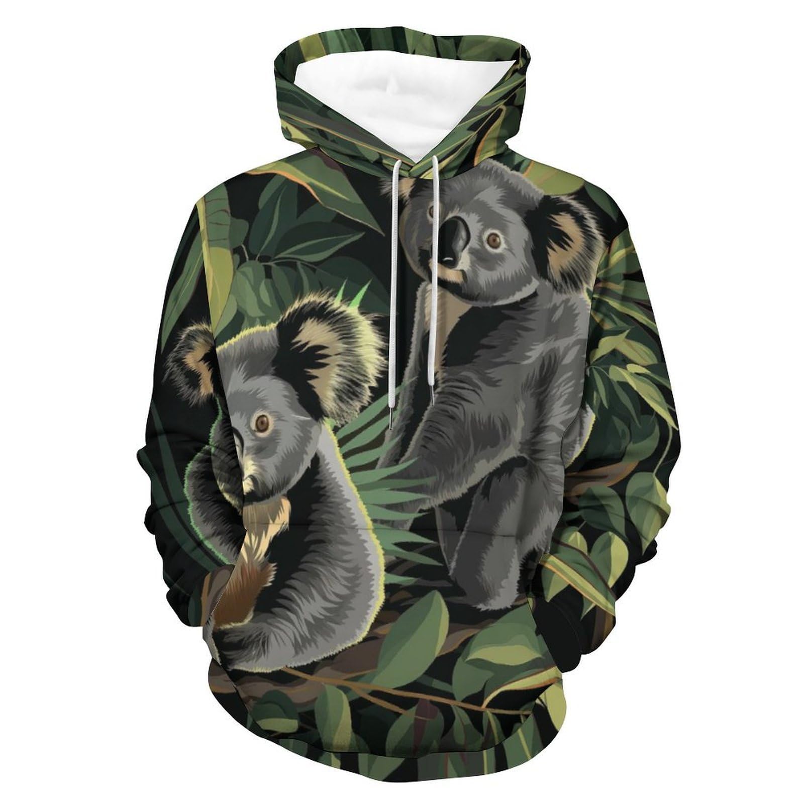 Pullover Feuille Verte Koala pour Combattre le Froid avec Style S - 8