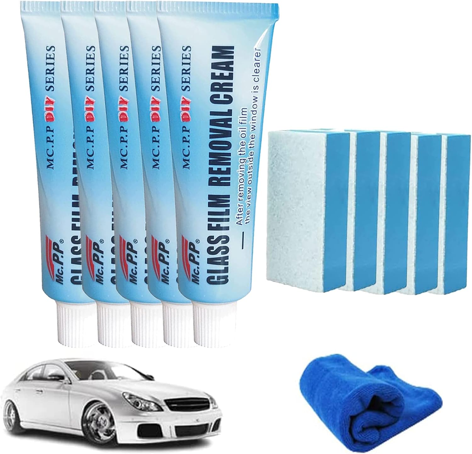 Car Glass Oil Film Cleaner, Glass Film Removal Cream, Glass Oil Film Removing Paste, Glass