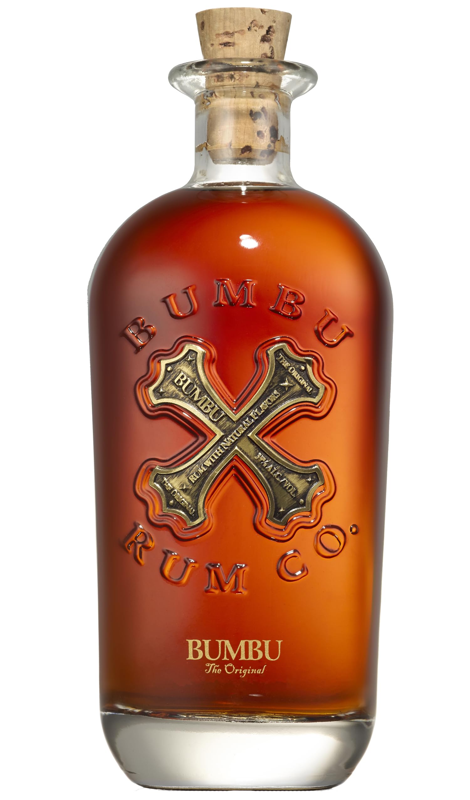 BUMBU The Original, Craft Rum Flavour Spirit, Bourbon-Fass gereift, für Cocktails oder auf Eis, karibischer Rum in der 0,7 Liter Flasche, 40% Vol