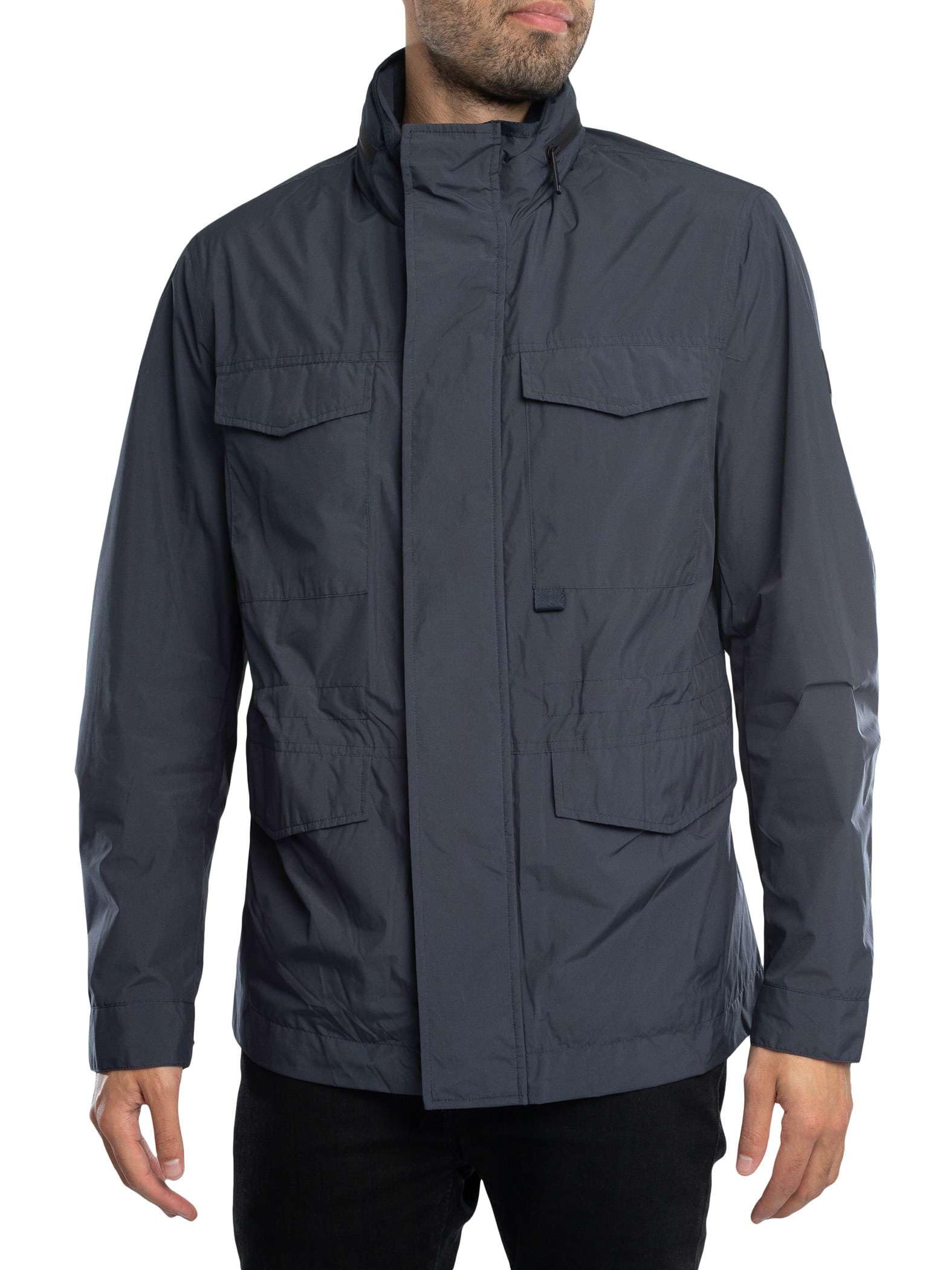 Ted Baker Men's Nylon Field Jacket, Blue, L