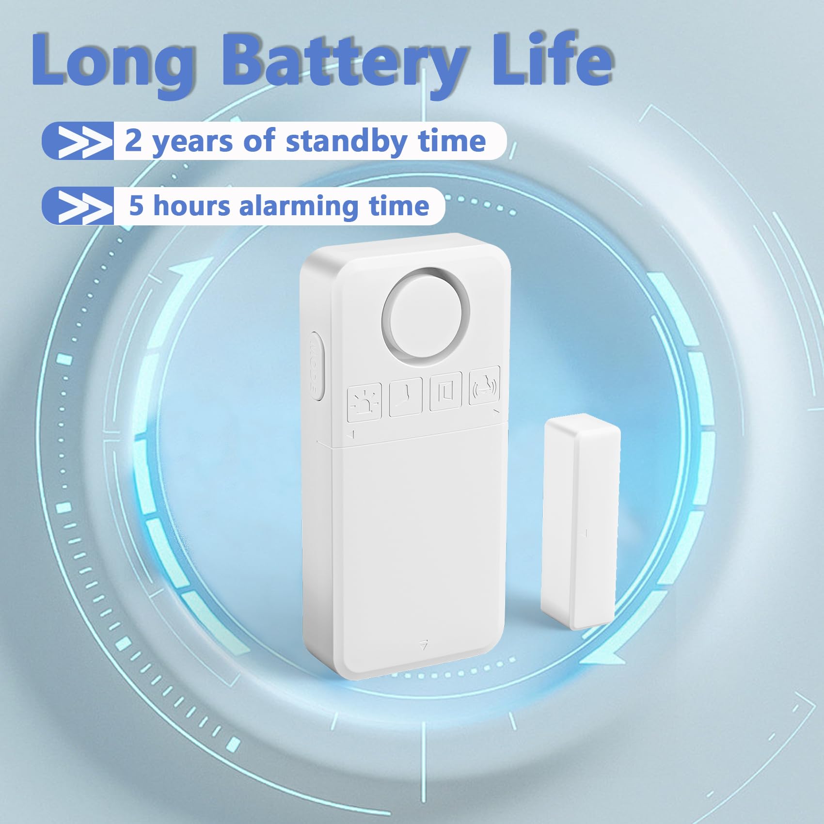 Allarme Porta E Finestra 130dB Con Telecomando - 5 Modalità Sicurezza Casa - Foto 4