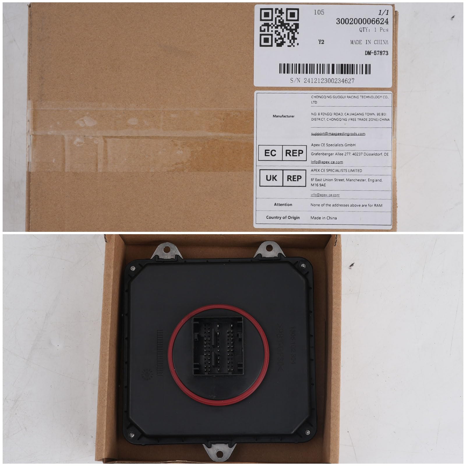 maXpeedingrods Module de commande de phare LED pour BMW 63118494844 7457875