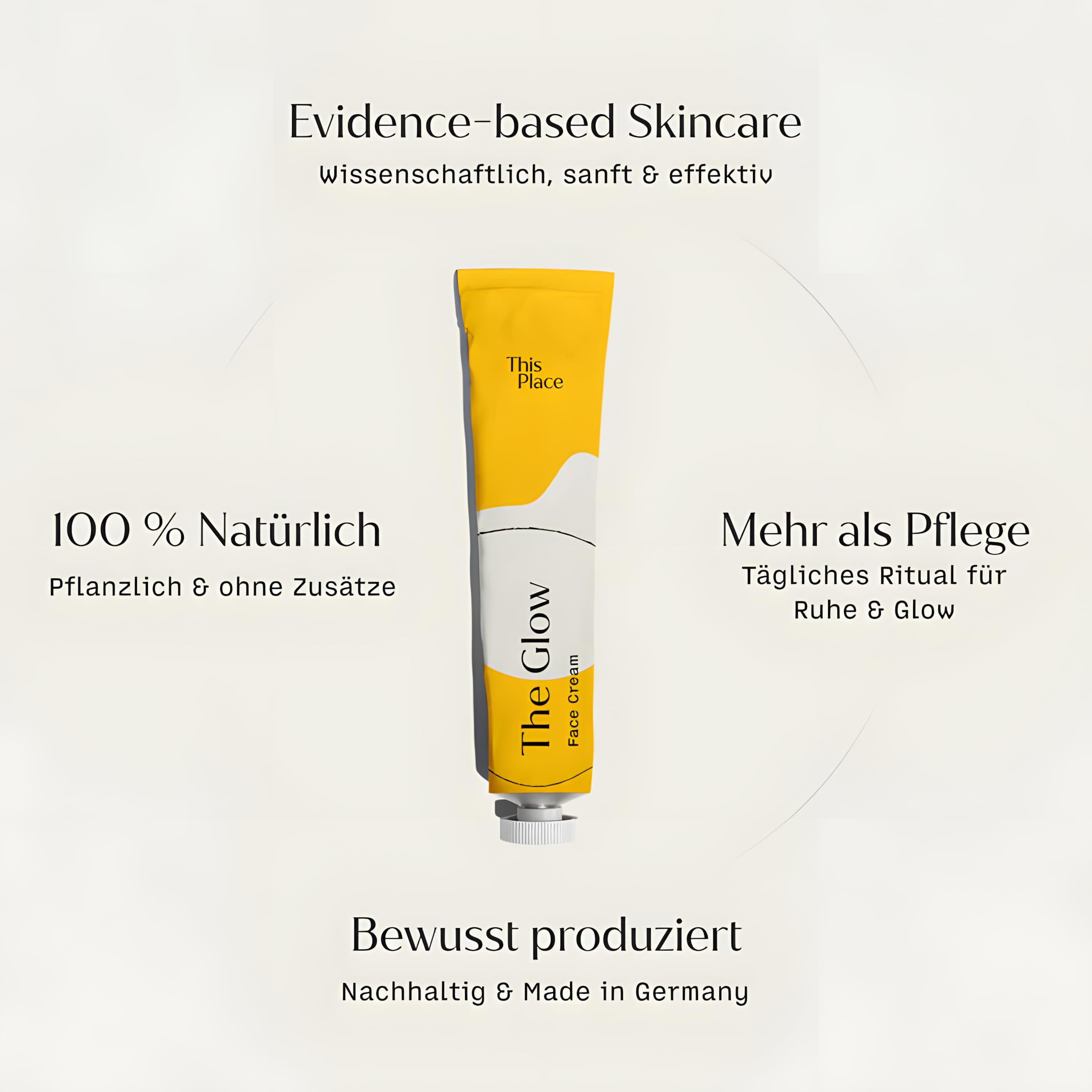 This Place The Glow Duo: Maximale Hydrierung & Schutz, 60ml | Beruhigt Rötungen mit Zink, Hyaluron und Panthenol, Perfekt für sensible Haut und eine starke Barriere