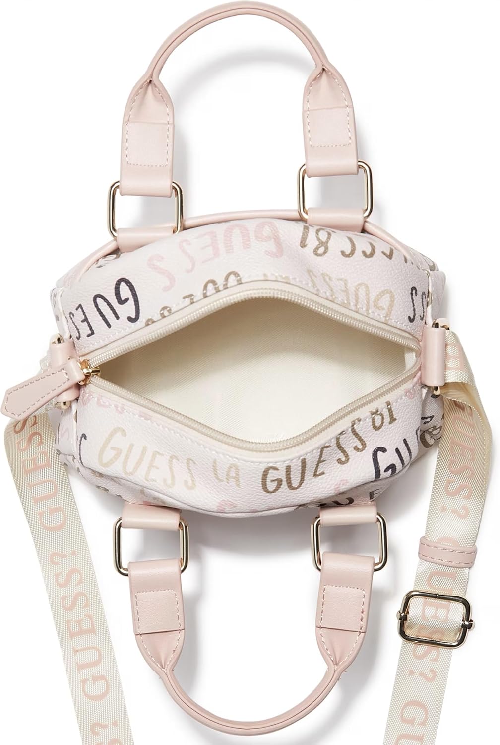 GUESS Factory Mini Faux-Leather Logo Satchel