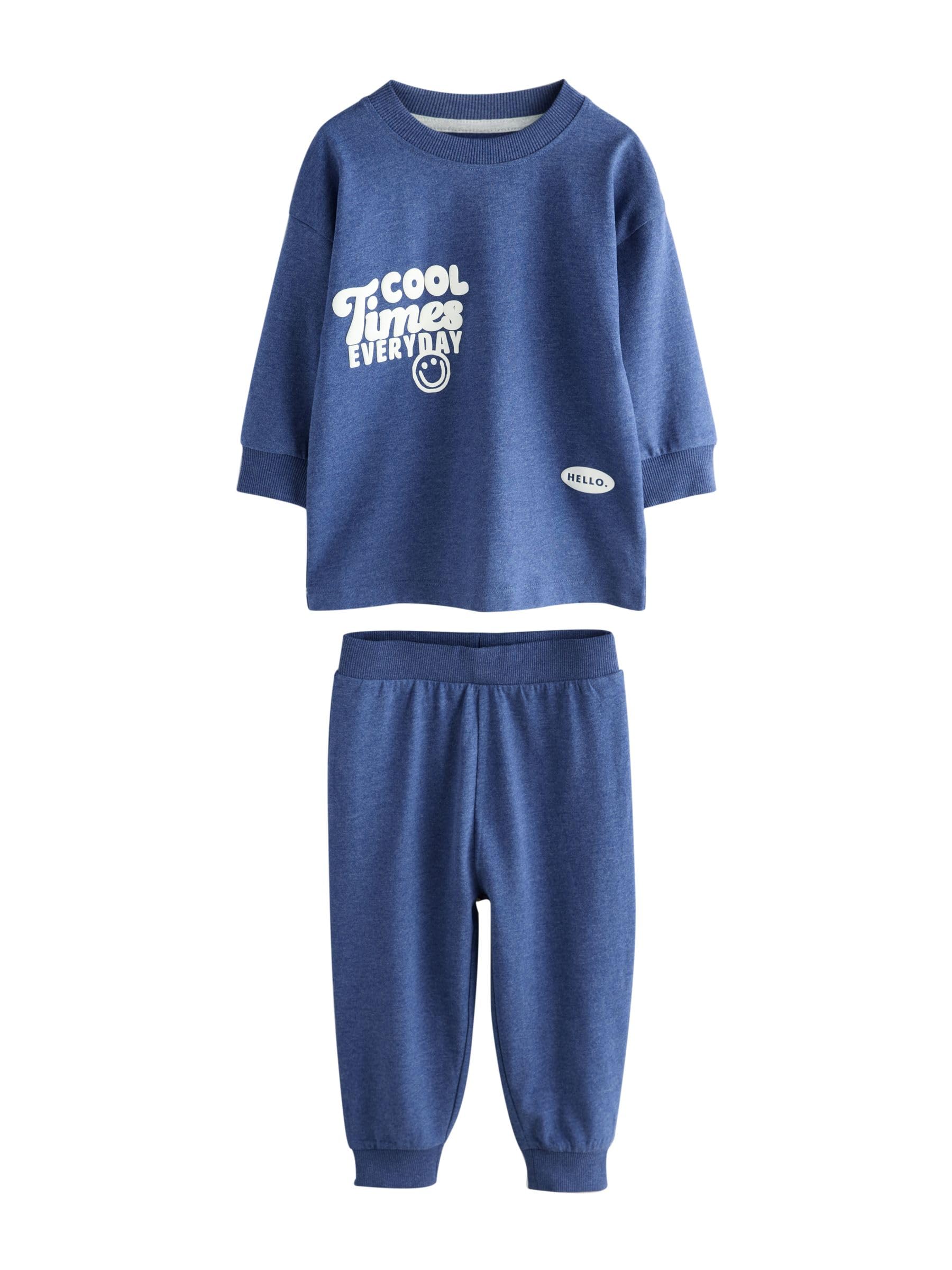 NEXT Ragazzo Confezione da 3 Pigiami Comodi | Bambino, Standard, Mid Rise, Pull On, Lavabile in lavatrice