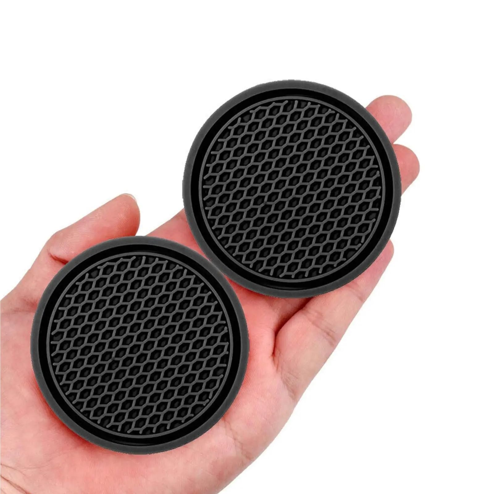 Sottobicchieri, Sottobicchiere da 12 Pezzi, Tappetino in Gomma Antiscivolo for Tazza d'Acqua con Strass diamantati for sottobicchiere portabottiglie for Auto