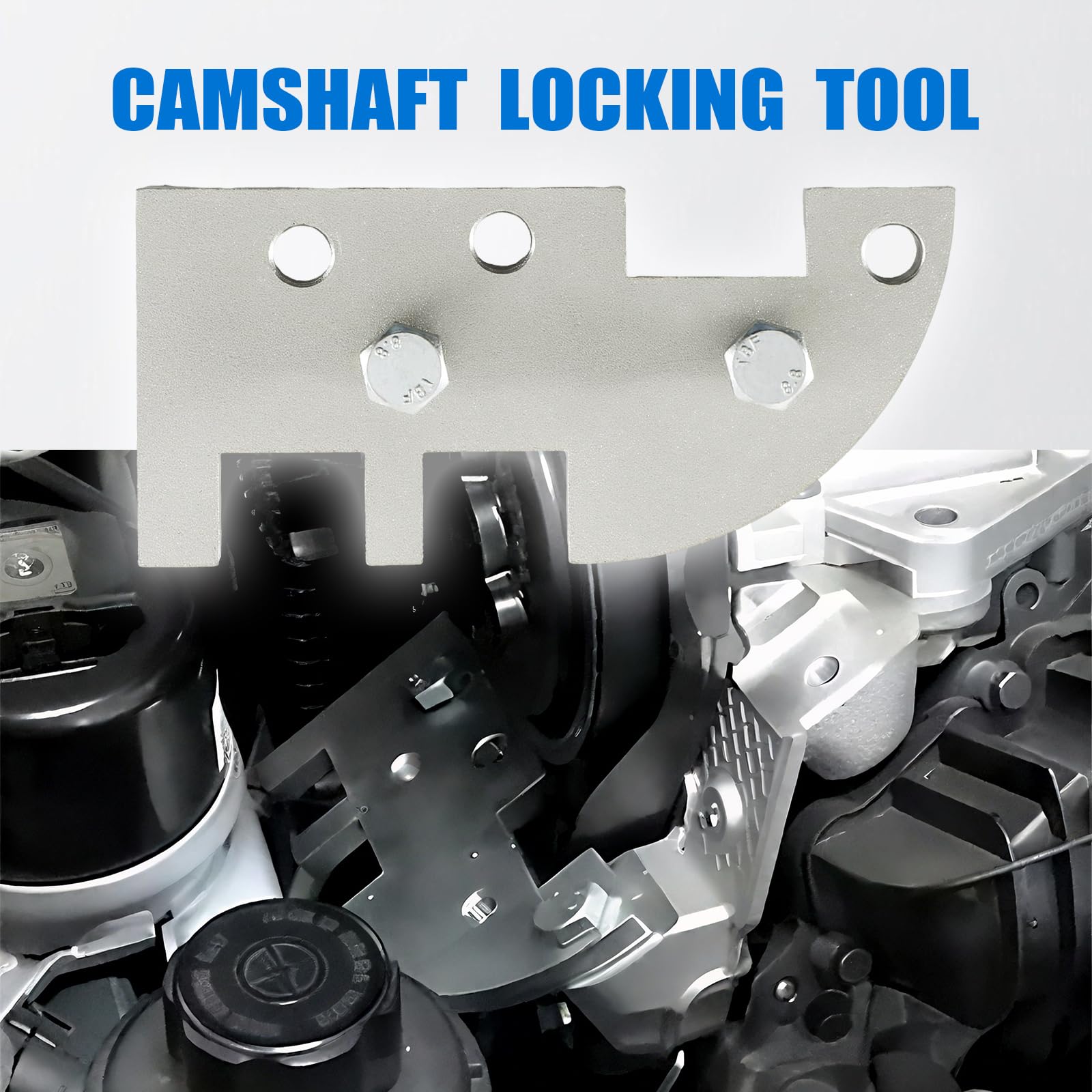 HEYOUTH Zahnriemen Werkzeug,Motor Einstellwerkzeug Kompatibel mit Volvo 2.0T Neue S60 S80 V60 V70 XC60 XC70 XC80 B4204 Nockenwellenverriegelung + Spannungsausgleich