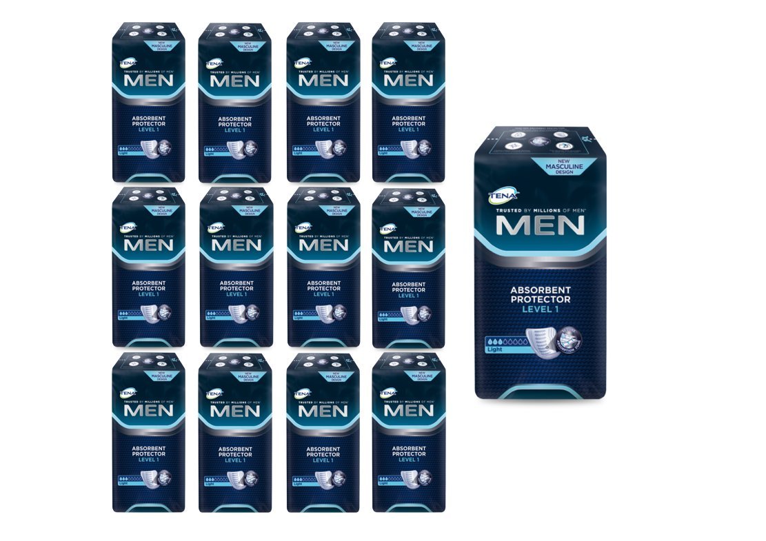 MENGENRABATT Tena MEN Level 1 | diskreter Versand | 13 x 24 Stück (312 Einlagen)