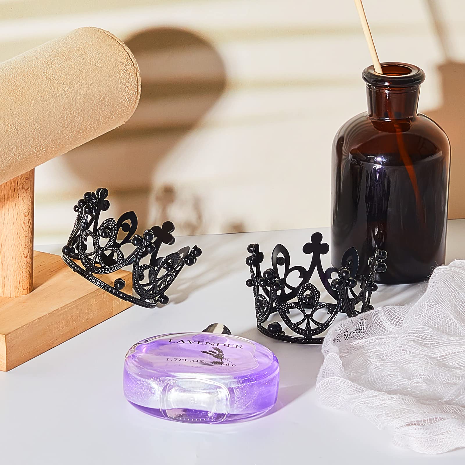 Snapklik.com : Fabbay 15 Pieces Crown Cake Topper Mini Crowns For ...