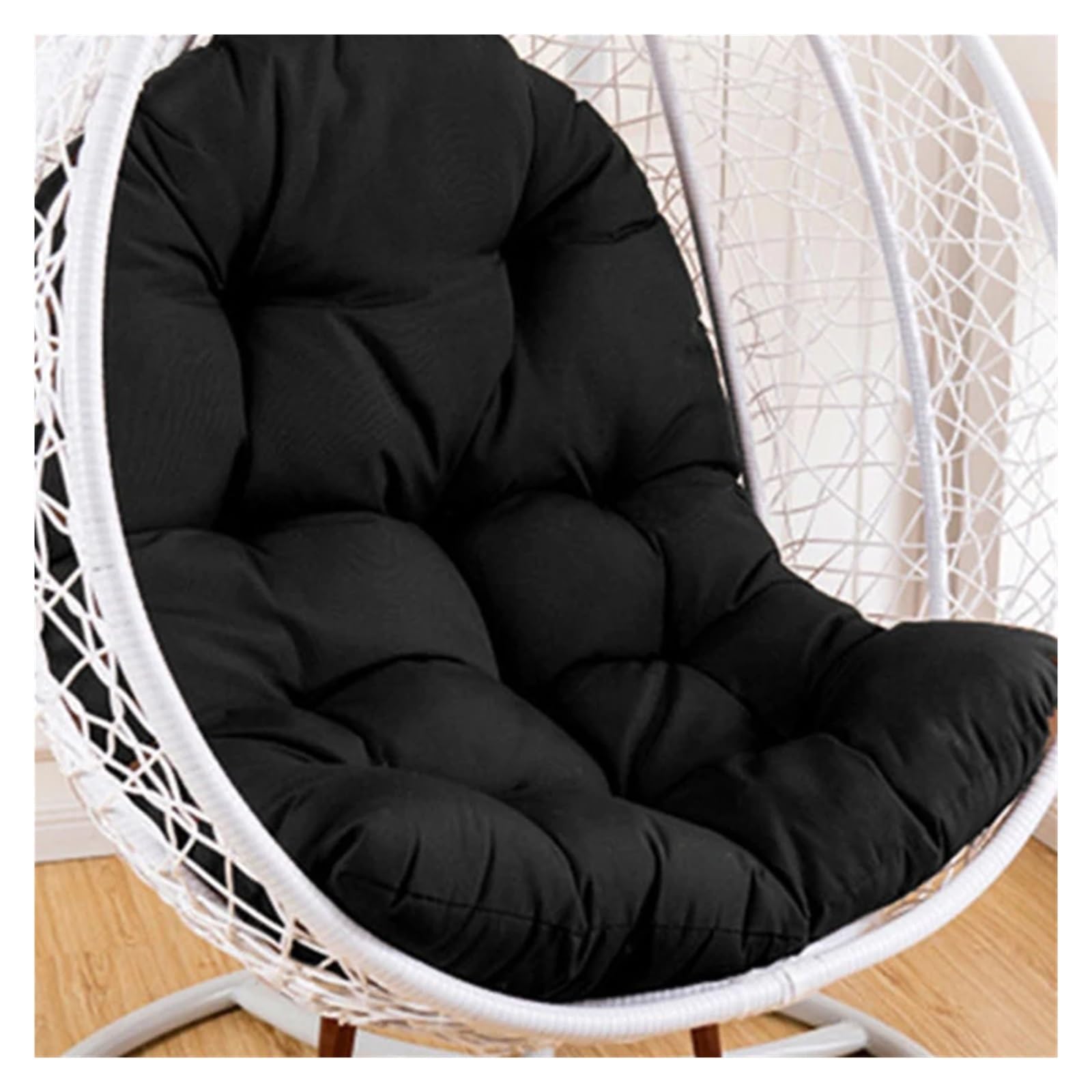 RRYPBOVG Hanging Chair Cushion 120x80cm Swing Hanging Basket Seat Cushion Hammock Egg Chair Pad Outdoor Garden Balcony Thicken Rocking Swing Chairs Cushion(8 Without Chair)