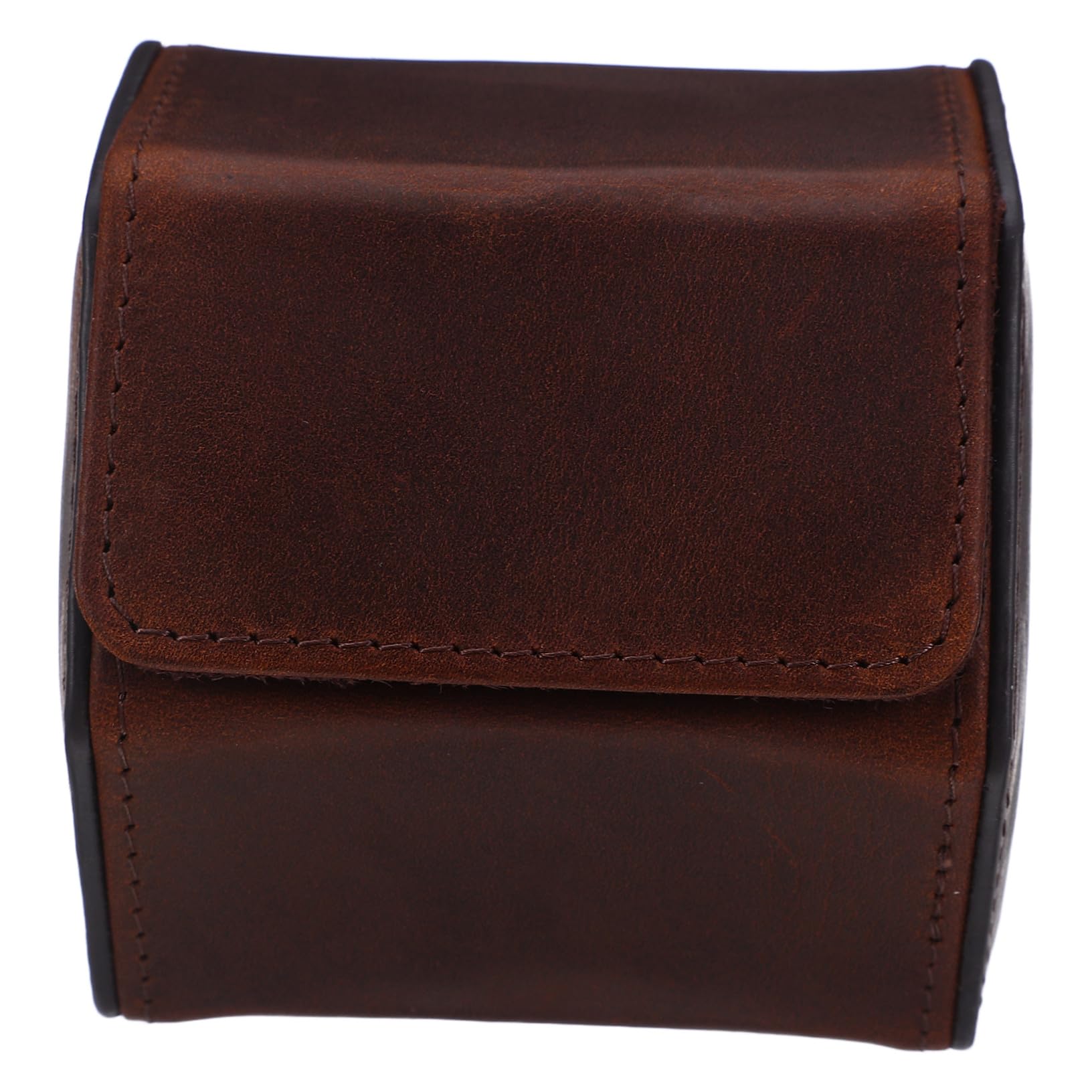 Mikikit Custodia Da Viaggio Per Orologi in Pelle Rotolo Design Esagonale Retrò Protezione Da Urti Interno Morbido Organizer Per Gioielli Per Uomo e Donna