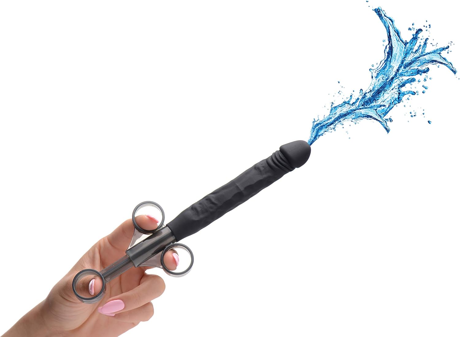 Jizz Shooter Silicone Dildo Lubricant Launcher