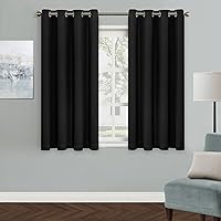 Vista 90 de MYSKY HOME - Cortinas opacas amarillas para sala de estar y dormitorio, cortinas de 84 pulgadas de largo, con ojales, cortinas de oscurecimiento