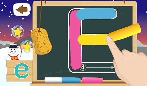 Write letters: Tracing ABC
