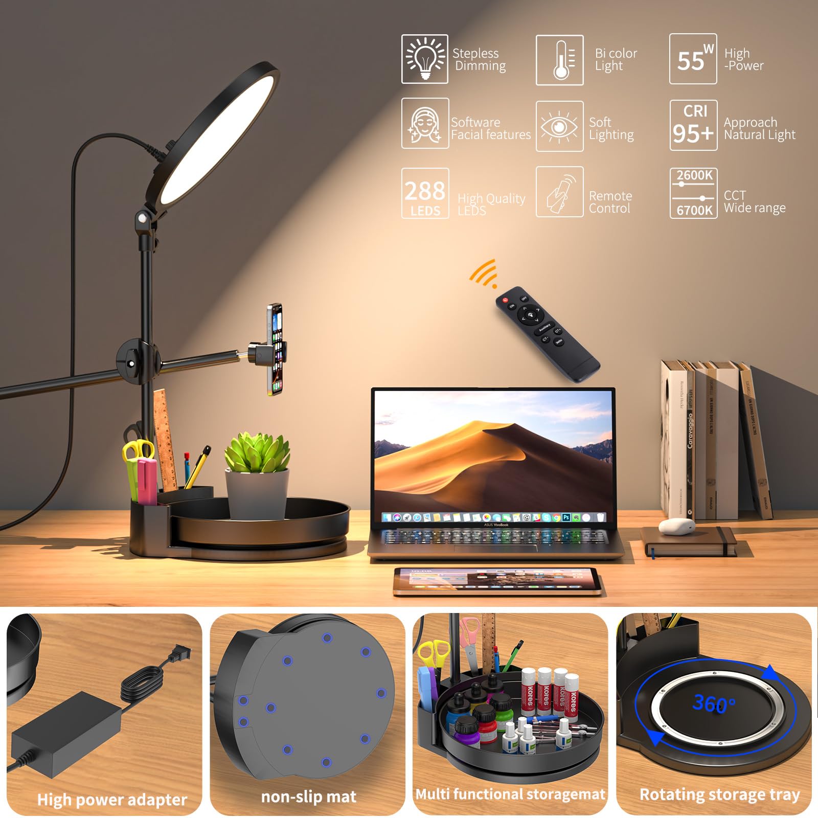 YAMOSO Luz Selfie Magnética RGB Con Pantalla OLED – Clip Para Móvil, Ajuste Continuo 2500K-9000K, 22 Efectos Dinámicos, Carga USB-C Y Batería De 3000 MAh Para TikTok Y YouTube YAMOSO Luz Selfie Magnética RGB Con Pantalla OLED – Clip Para Móvil, Ajuste Continuo 2500K-9000K, 22 Efectos Dinámicos, Carga USB-C Y Batería De 3000 MAh Para TikTok Y YouTube