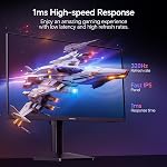 KOORUI 27 Moniteur de jeu de pouce - WQHD (2560x1440) Moniteurs d'ordinateur, 320Hz, 1ms avec Sync adaptatif, Flou à faible mouvement extrême, HDR400, HDMI DisplayPort, VESA Montable, noir G2721E