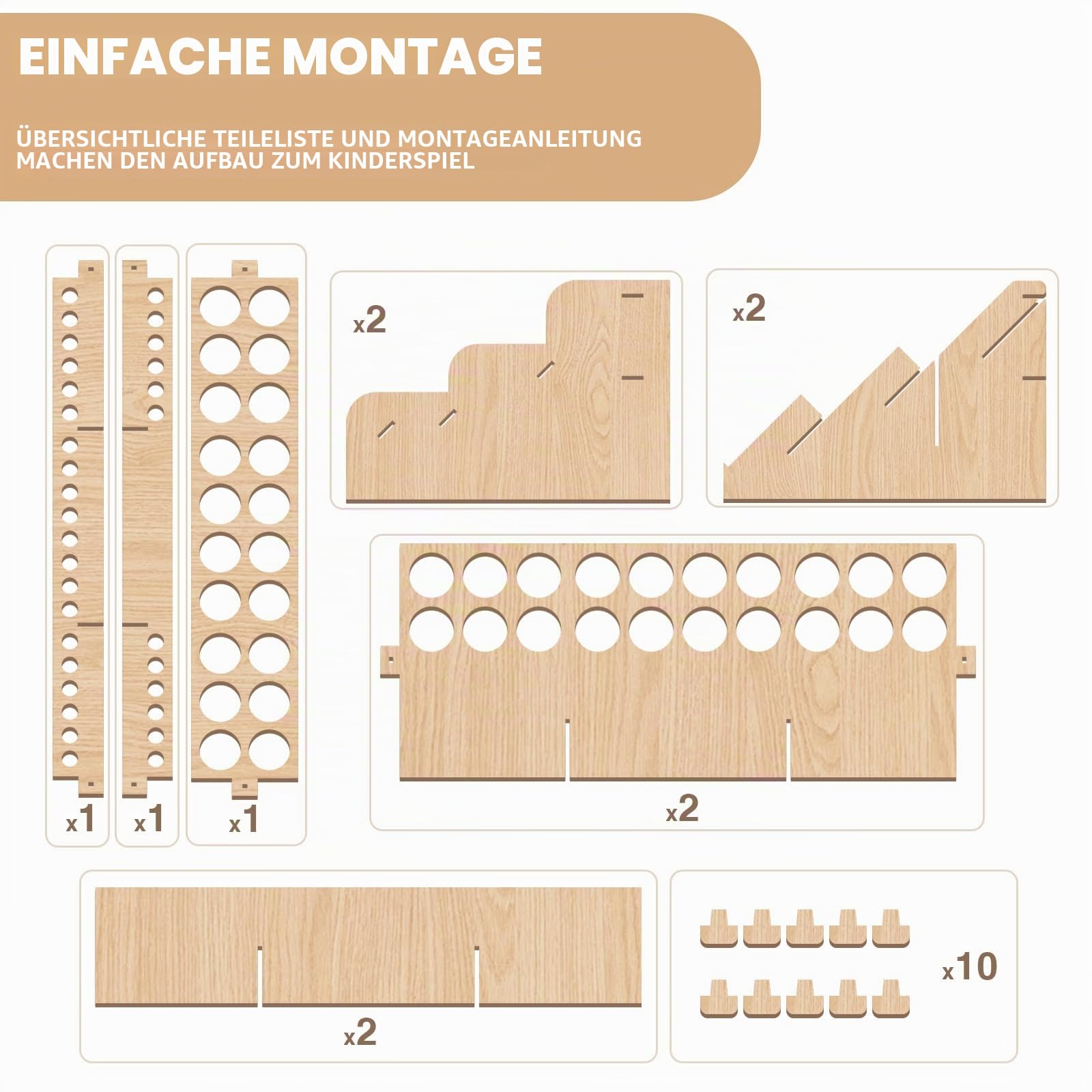 Großer Farb-Organizer aus Holz mit 60 Flaschen, 60 Flaschen, Pinselregal für Acryl, Öl, Handwerk, Hobby, Mini-Modellfarbe, Mal-Organizer für Künstler (horizontal)