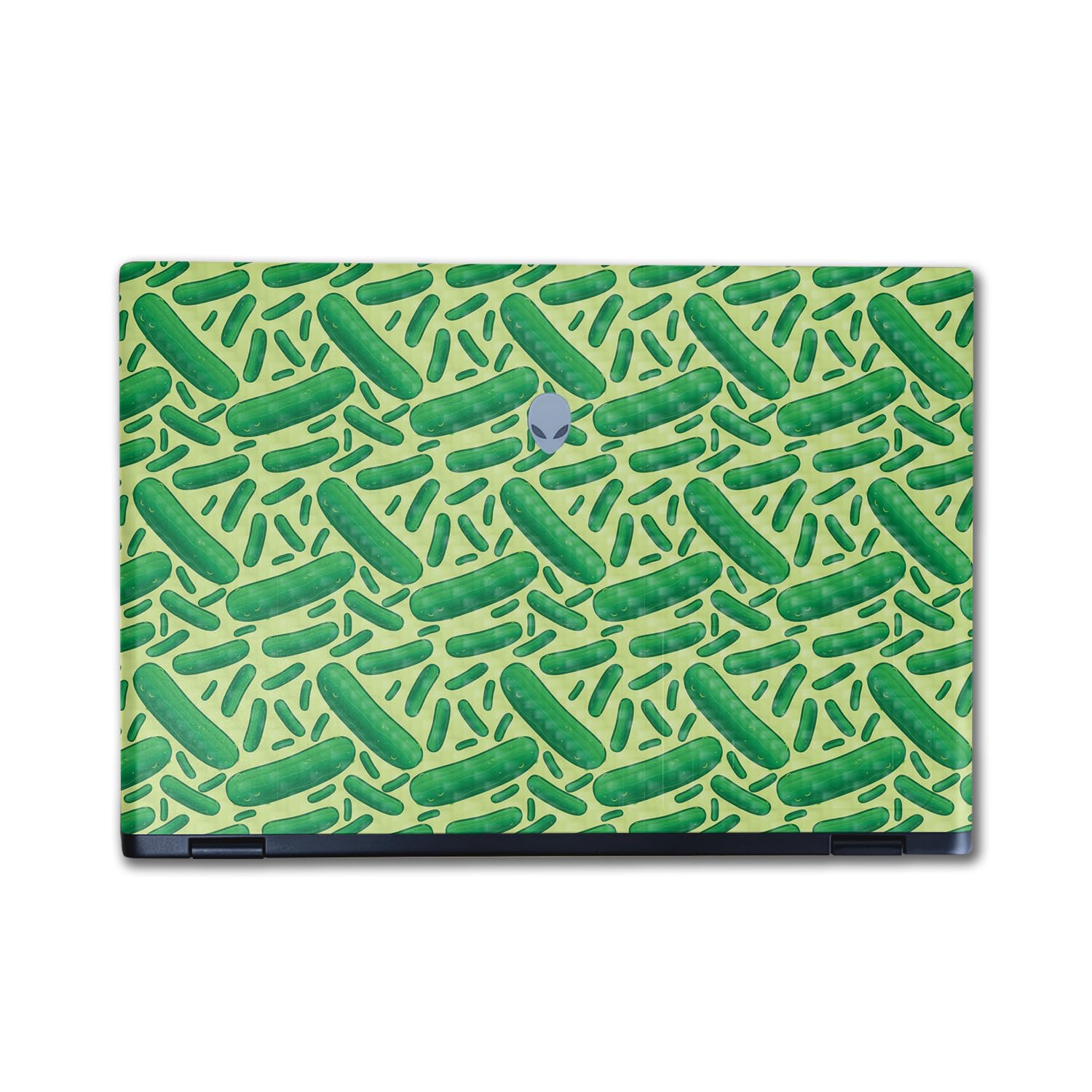 Carbon Fiber Laptop Skin Compatible with Alienware M16 R2 (2024) - Pickles - Premium 3M Vinyl Protective Wrap Decal Cover - Easy to Apply | Crafted in The USA by MightySkins