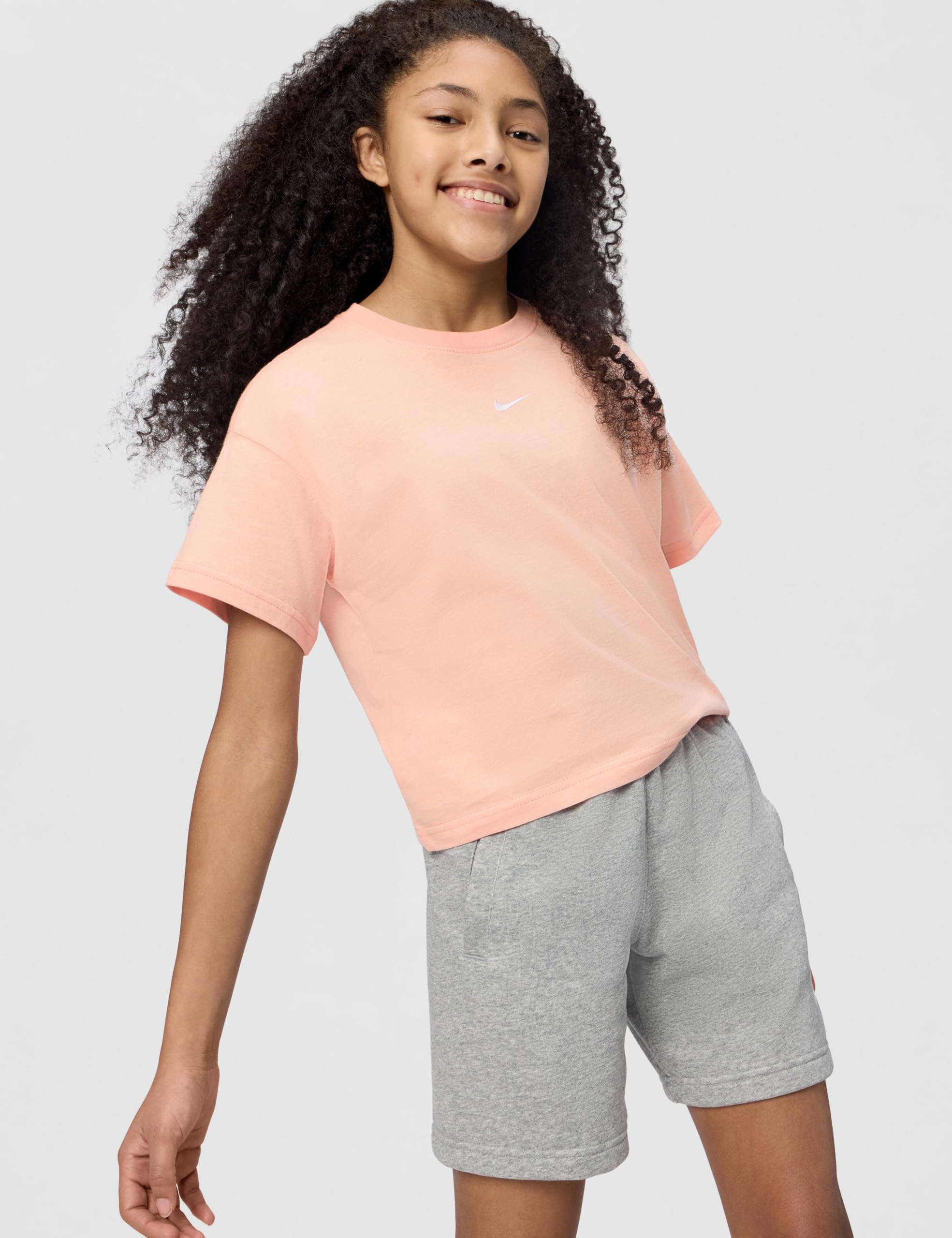 Nike Nike Sportswear Essential T-Shirt pour Ado (Fille) T-Shirt Mixte Enfant