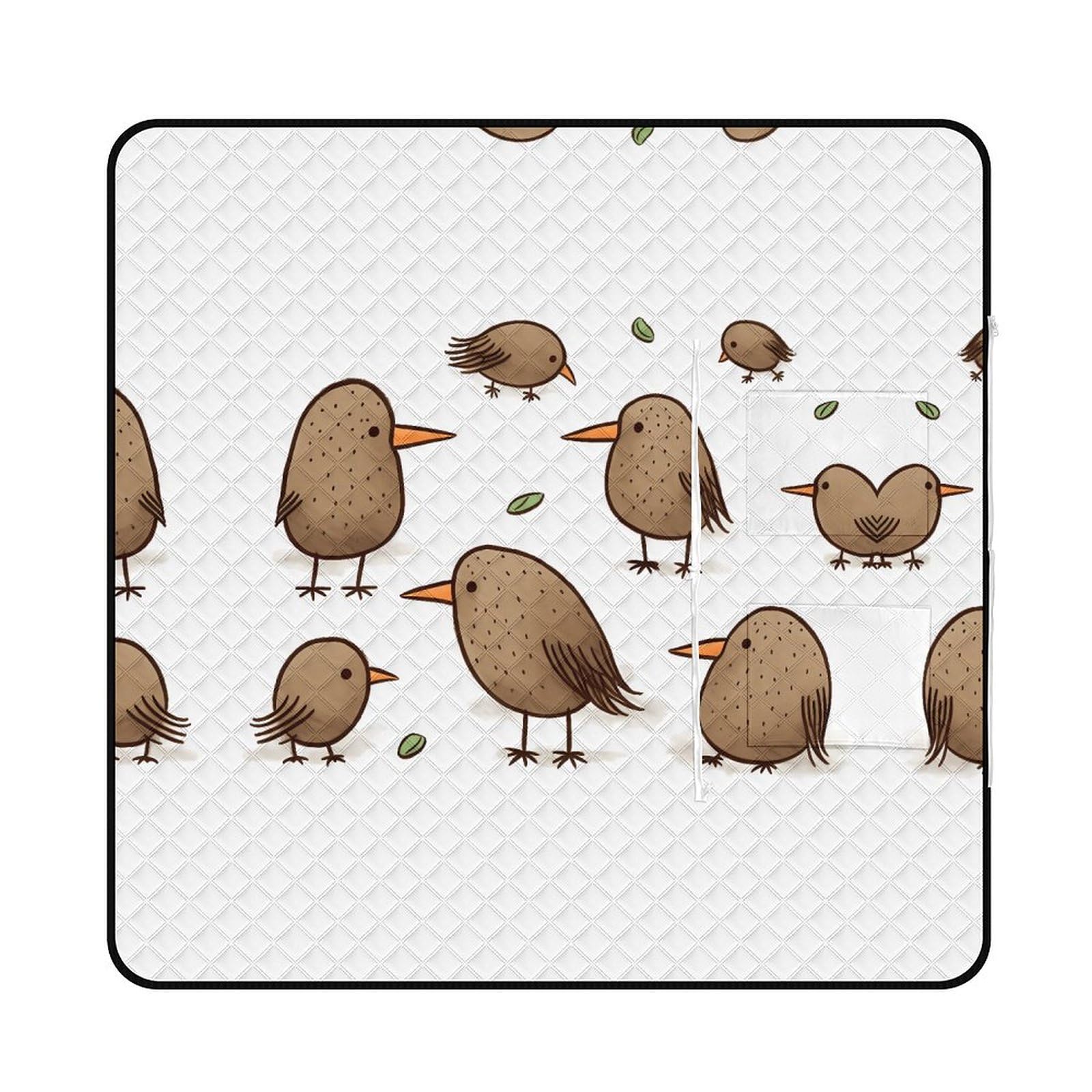 Couverture de plage pliable kiwi pour résoudre le problème du sable
