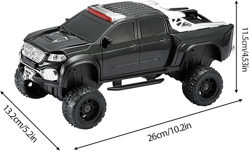 Miniatura 9 de WS-X65 Altavoz Bluetooth de Réplica de Camioneta de Recogida  Sonido HD, Radio FM, Estéreo TWS, Luces LED de Fiesta, Reproducción USBTF, Micrófono