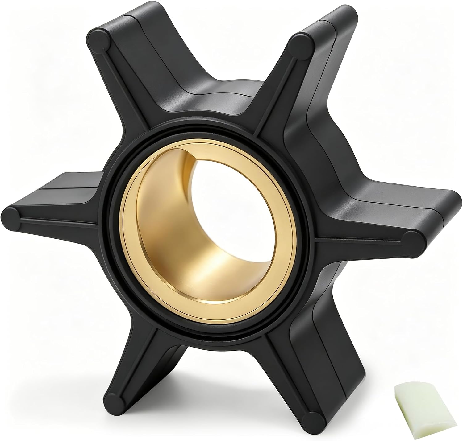 MARKGOO Water Pump Impeller with Key 395289 | Compatible with Johnson Evinrude OMC Outboard 20 25 30 35 HP Boat Motor Engine Parts Replaces Sierra Marine 18-3051 0395289