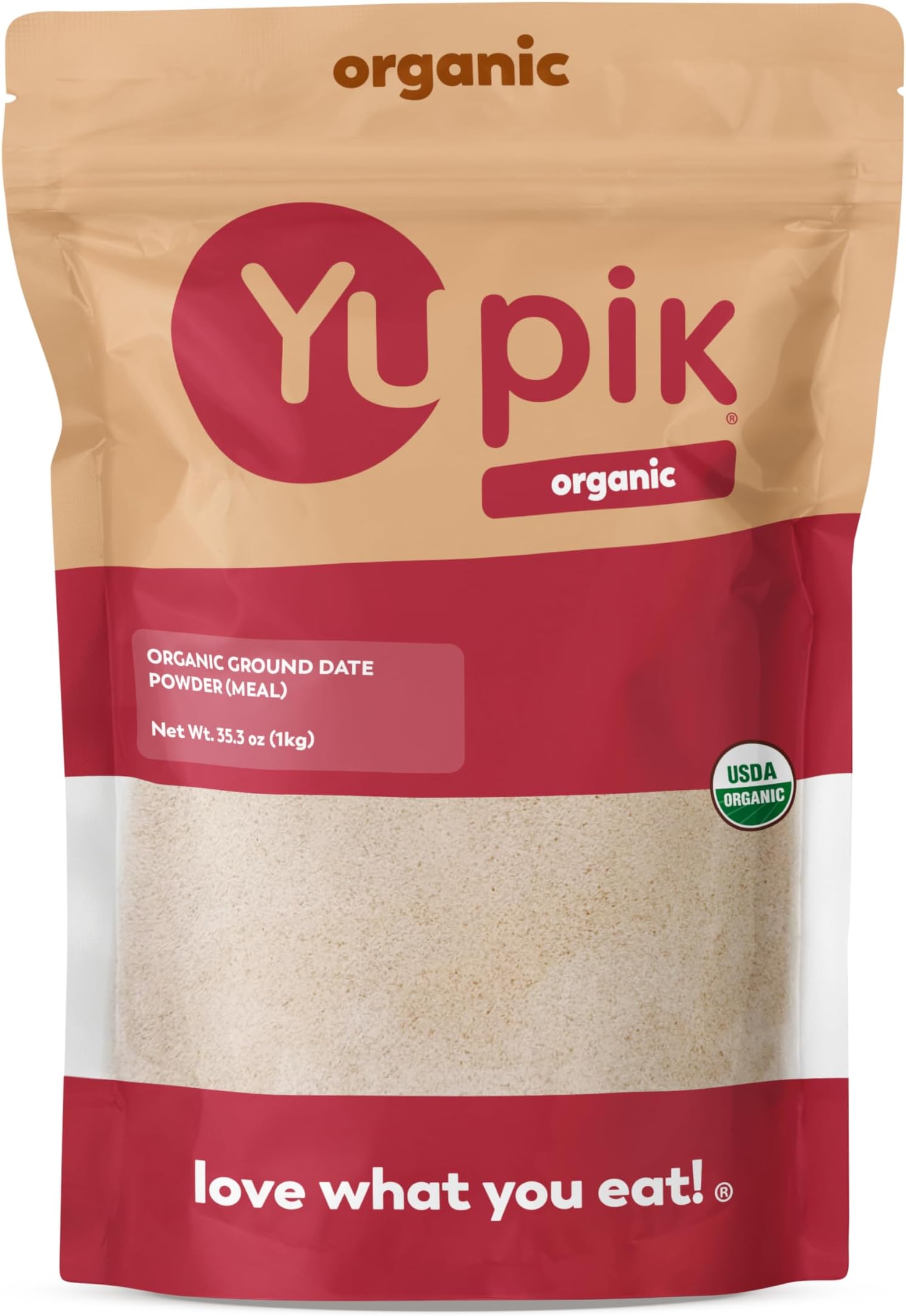 Yupik Organic Ground Date Powder (Meal), 2.2 lb, Non-GMO, Vegan, Gluten-Free