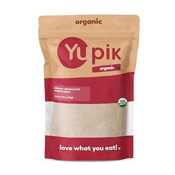 Yupik Organic Ground Date Powder Meal, 2.2 lb, Non-GMO, Vegan, Gluten-Free