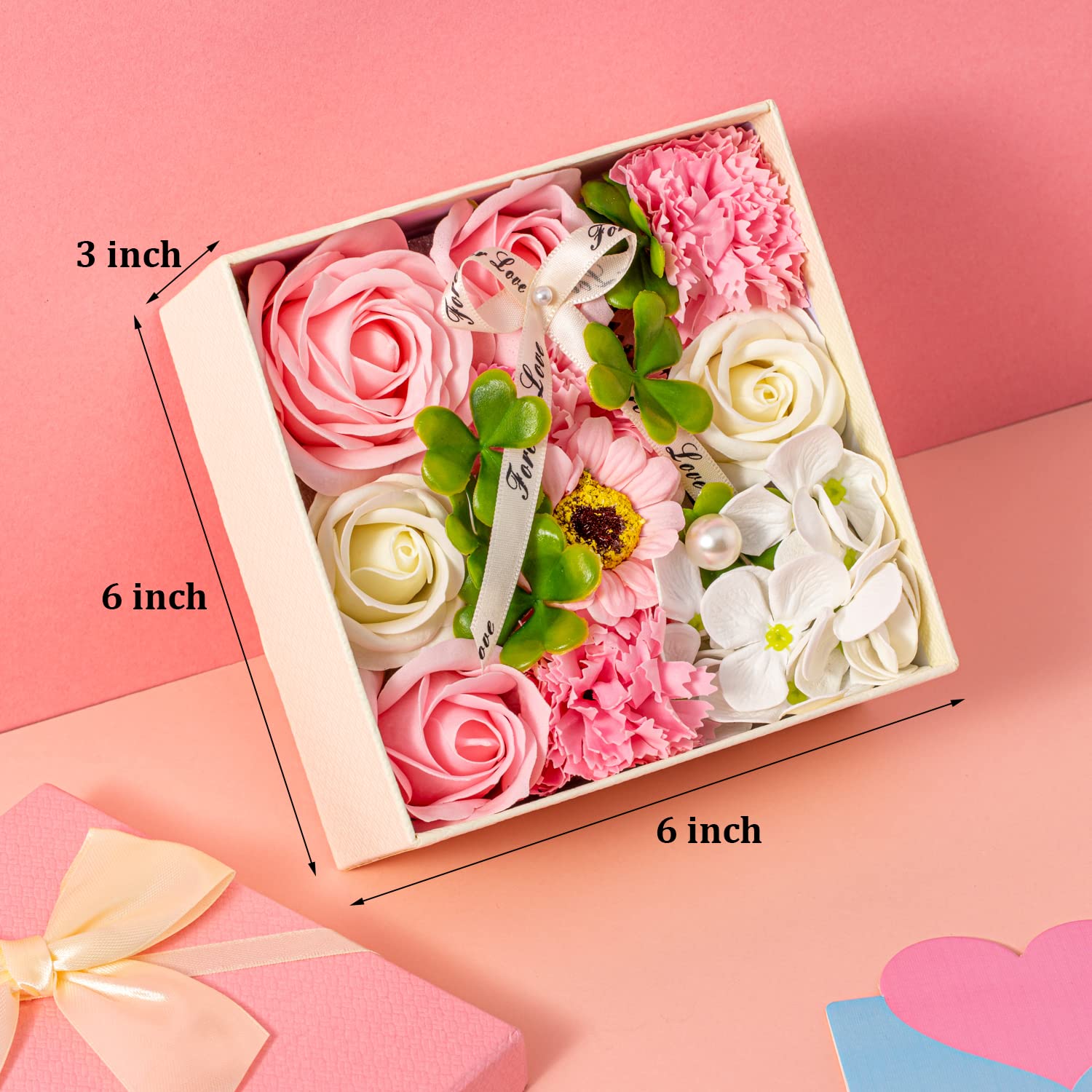 Geschenke fr sie, Frauen, Mutter, Ehefrau, Freundin, Seifenrose, Nelken- Blumenkasten, einzigartige Geschenke fr Geburtstag, Muttertag,  Valentinstag, Erntedankfest, Weihnachten, Brautdusche : Amazon.de: Kche,  Haushalt & Wohnen