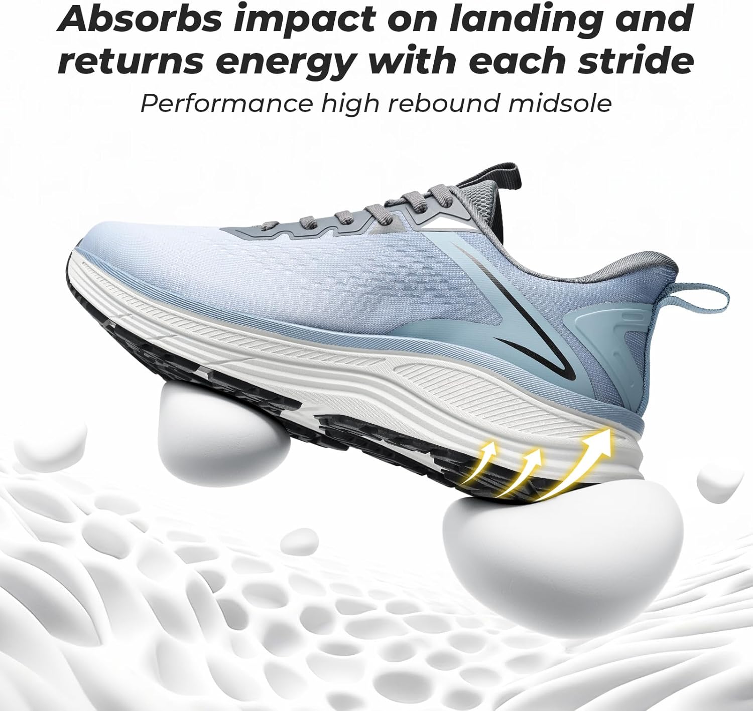 FitVille Extra Wide Shoes for Men Breathable for Gym Athletic Workout Cross Training Running, Max Cushion Wide Width Shoes for Men with Arch Support - Image 2