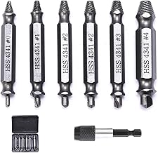 6pcs Broken Screw Extractor Screw Extractor Set Remove Damaged Screws Remover Remove Broken Screws