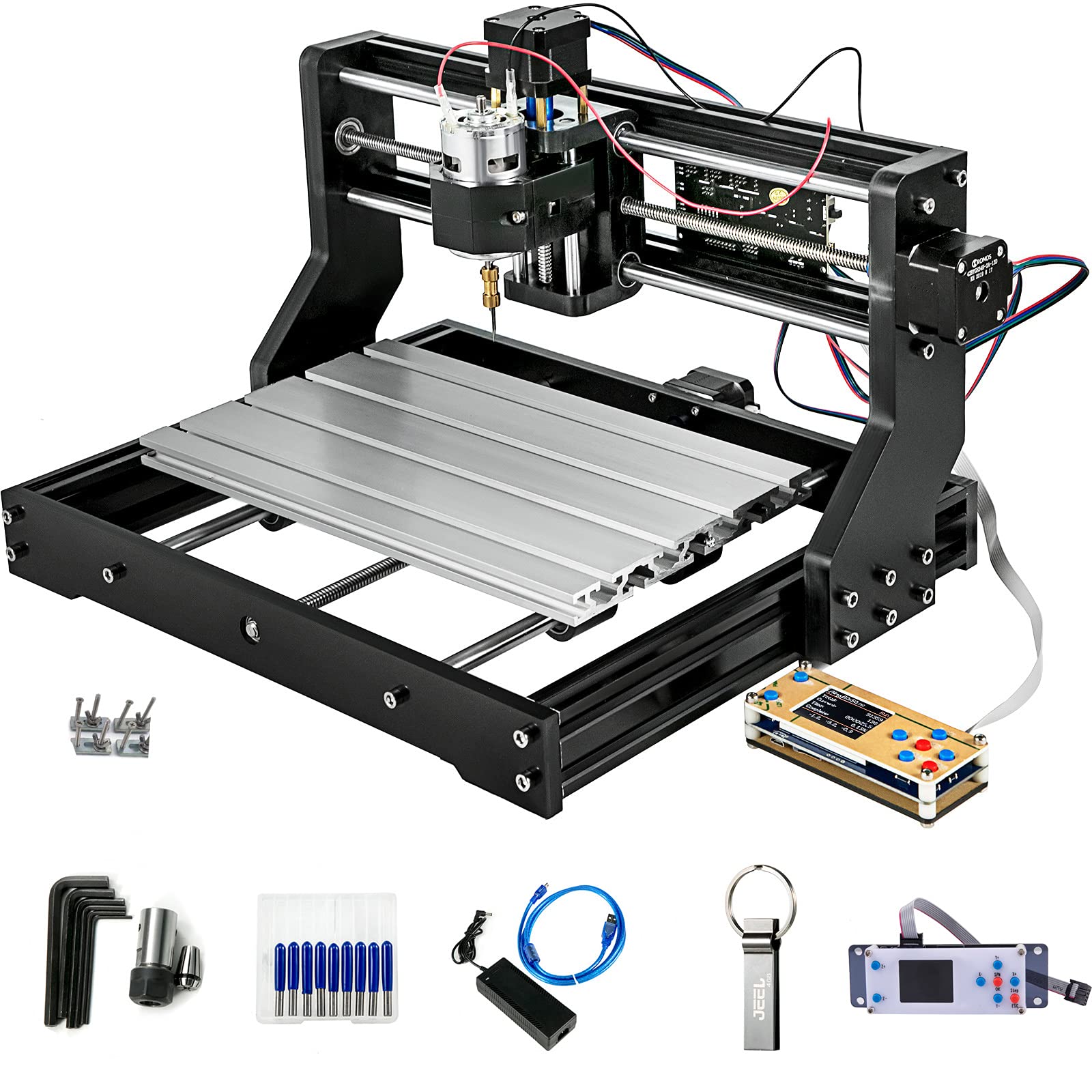 VEVOR CNC 3018PRO Router Kit GRBL Control 3 Axis Plastic Acrylic PCB